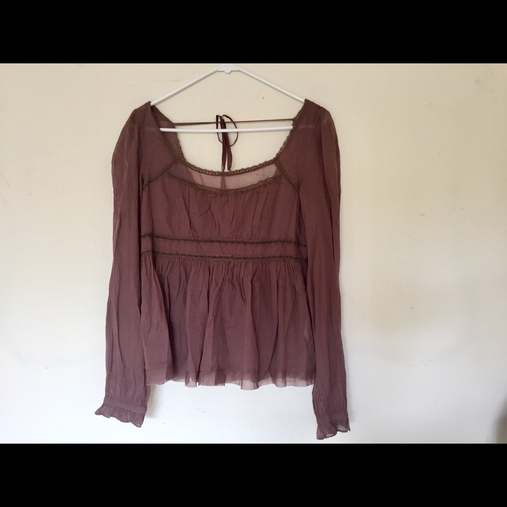 Free people peasant top NWT